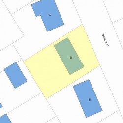 86 Morrill St, Newton, MA 02465 plot plan