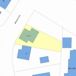 17 Meredith Ave, Newton, MA 02461 plot plan