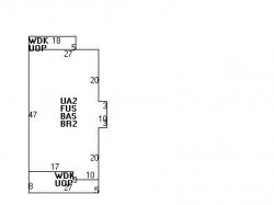 14 Thornton St, Newton, MA 02458 floor plan