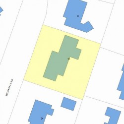 16 Brookdale Rd, Newton, MA 02460 plot plan