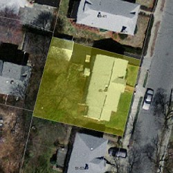 45 Noble St, Newton, MA 02465 aerial view