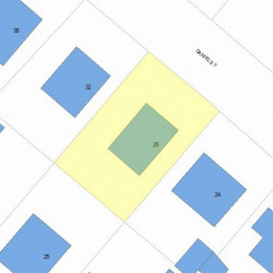 28 Daniel St, Newton, MA 02459 plot plan