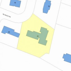 69 Pickwick Rd, Newton, MA 02465 plot plan