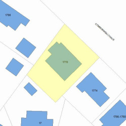 1778 Commonwealth Ave, Newton, MA 02466 plot plan