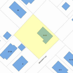 20 Broadway Ter, Newton, MA 02460 plot plan
