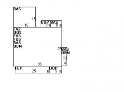 258 California St, Newton, MA 02458 floor plan