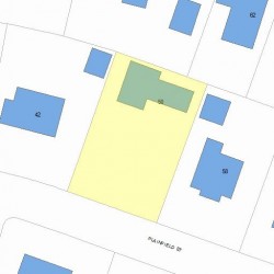 50 Plainfield St, Newton, MA 02468 plot plan