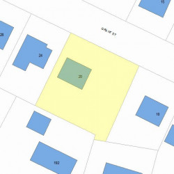 20 Grant St, Newton, MA 02465 plot plan