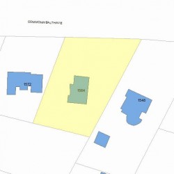 1564 Commonwealth Ave, Newton, MA 02465 plot plan