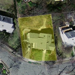 42 Stafford Rd, Newton, MA 02459 aerial view