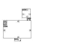 145 Bellevue St, Newton, MA 02458 floor plan