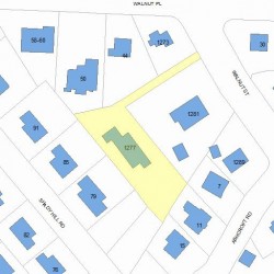 1277 Walnut St, Newton, MA 02461 plot plan