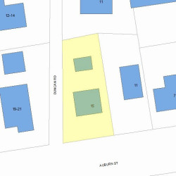 15 Auburn St, Newton, MA 02465 plot plan