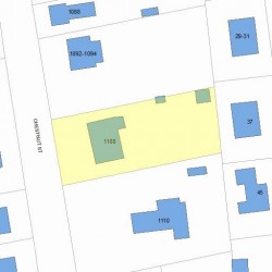 1100 Chestnut St, Newton, MA 02464 plot plan