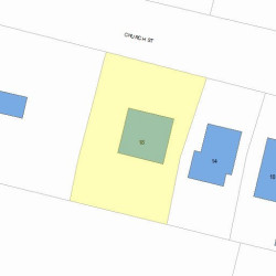 18 Church St, Newton, MA 02458 plot plan