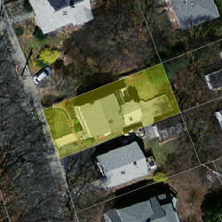 40 Circuit Ave, Newton, MA 02461 aerial view