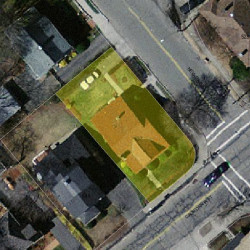 537 California St, Newton, MA 02460 aerial view