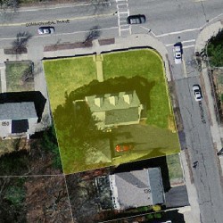 842 Commonwealth Ave, Newton, MA 02459 aerial view