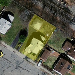 11 Canterbury Rd, Newton, MA 02461 aerial view