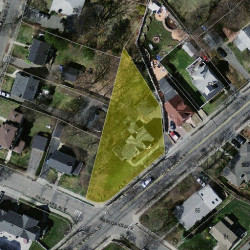 589 California St, Newton, MA 02460 aerial view
