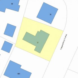 37 Commonwealth Park, Newton, MA 02459 plot plan