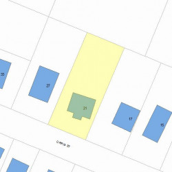 21 Orris St, Newton, MA 02466 plot plan