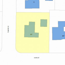 497 Ward St, Newton, MA 02459 plot plan