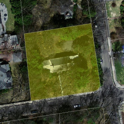 350 Highland St, Newton, MA 02465 aerial view