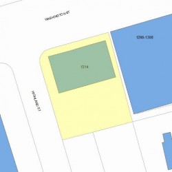 1314 Washington St, Newton, MA 02460 plot plan