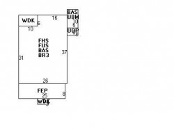 371 Waltham St, Newton, MA 02465 floor plan