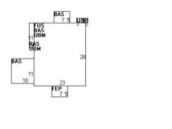 126 Waltham St, Newton, MA 02465 floor plan