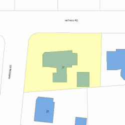 37 Nathan Rd, Newton, MA 02459 plot plan