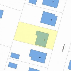 59 Wyoming Rd, Newton, MA 02460 plot plan