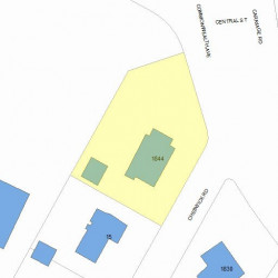1844 Commonwealth Ave, Newton, MA 02466 plot plan