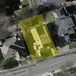 223 Newtonville Ave, Newton, MA 02458 aerial view