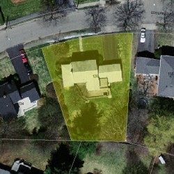 126 Annawan Rd, Newton, MA 02468 aerial view