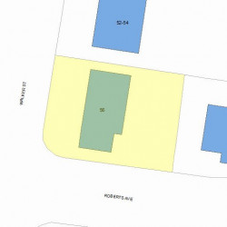 56 Walker St, Newton, MA 02460 plot plan