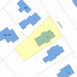 15 Perkins St, Newton, MA 02465 plot plan