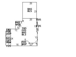 86 Pickwick Rd, Newton, MA 02465 floor plan