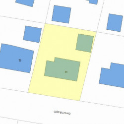 31 Llewellyn Rd, Newton, MA 02465 plot plan