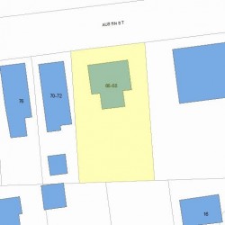 68 Austin St, Newton, MA 02460 plot plan