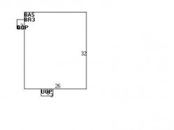 51 Bernard St, Newton, MA 02461 floor plan