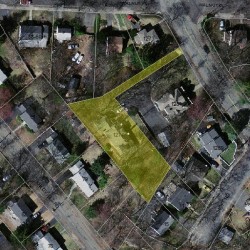 1277 Walnut St, Newton, MA 02461 aerial view