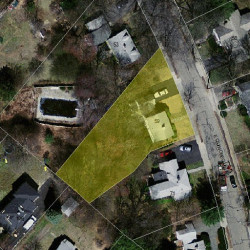 59 Quinobequin Rd, Newton, MA 02462 aerial view