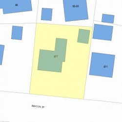 877 Beacon St, Newton, MA 02459 plot plan
