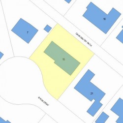 15 Cavanaugh Path, Newton, MA 02459 plot plan