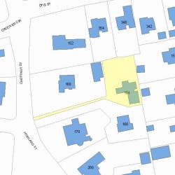 164 Chestnut St, Newton, MA 02465 plot plan