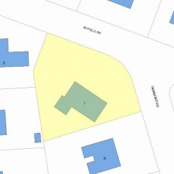 1 Gammons Rd, Newton, MA 02468 plot plan