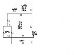 17 Devon Ter, Newton, MA 02459 floor plan
