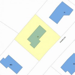 81 Sharpe Rd, Newton, MA 02459 plot plan